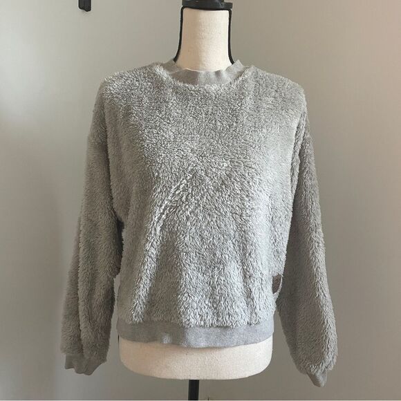 Southern Marsh Crewneck Sweater sz XS Cozy Texture Modern Sherpa Fluffy Pullover - Picture 1 of 9